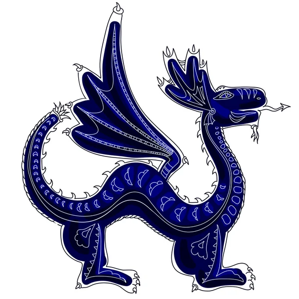 Дракон - символ наступающего года — стоковый вектор