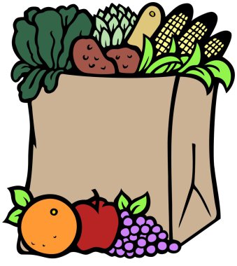 Groceries clipart