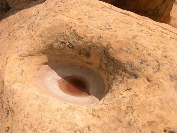 Πέτρα μάτι, Ελ malpais — Φωτογραφία Αρχείου