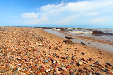 Lake Superior Beach in Michigan clipart