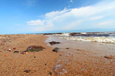 Lake Superior Beach in Michigan clipart