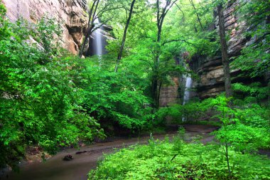 Tonti Canyon Falls - Illinois clipart