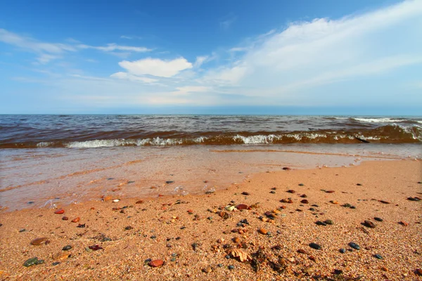 Hořejší jezero pláž v Michiganu — Stock fotografie