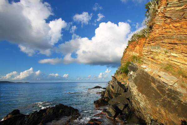 トルトーラ島の海岸線 — ストック写真