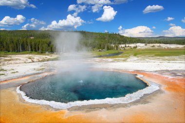 Crested Pool - Yellowstone clipart