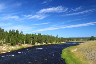 Firehole River of Yellowstone clipart