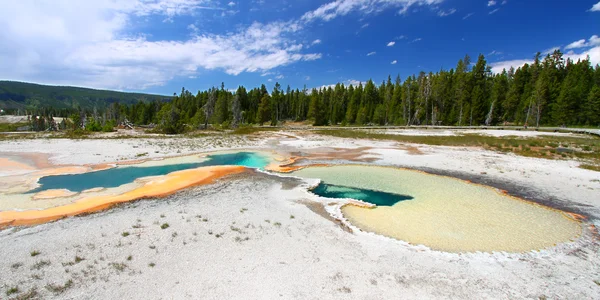 Doublet Pool - Yellowstone — Stock Photo, Image