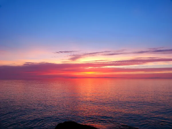 スペリオル湖の夕日 — ストック写真