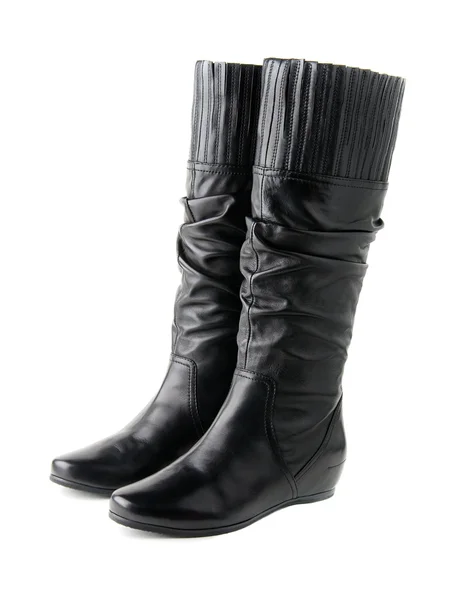 Low heel women boots — Stok fotoğraf