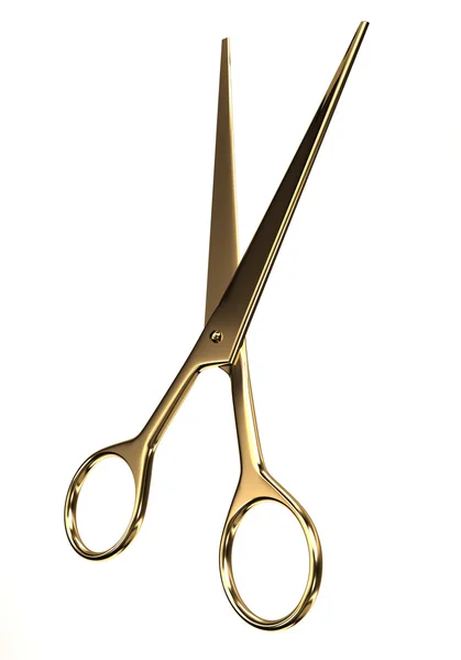 Stock image Gold scissors