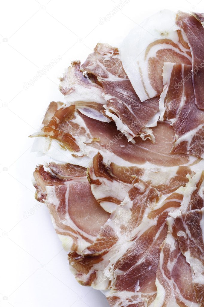 Plate of ham