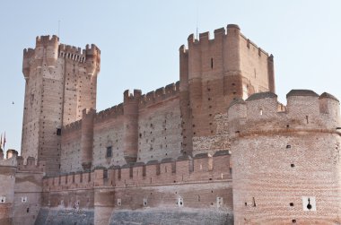 Castillo de la Mota in Valladolid, Spain clipart