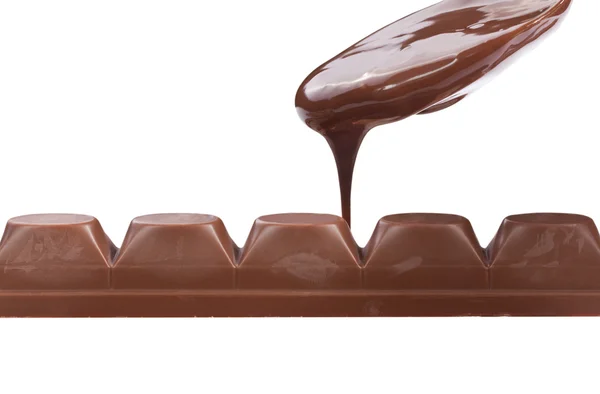 Подготовка шоколада — стоковое фото