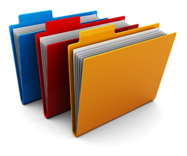 Folders clipart