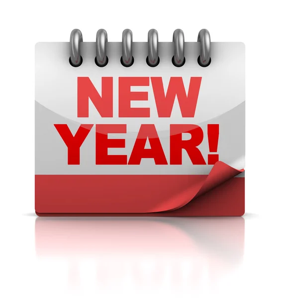 Ano Novo calendário — Fotografia de Stock