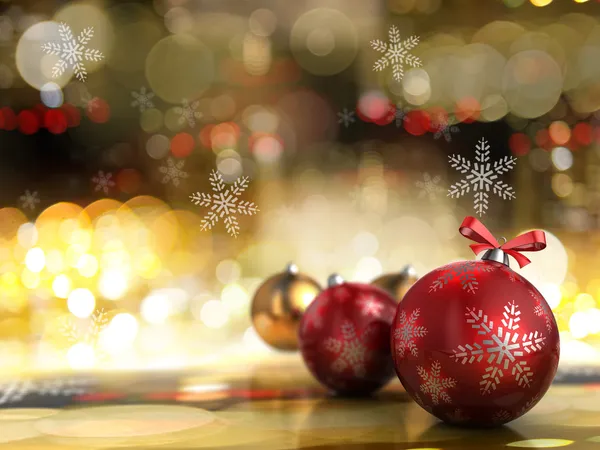 Abstrakte Lichter Weihnachten Hintergrund — Stockfoto