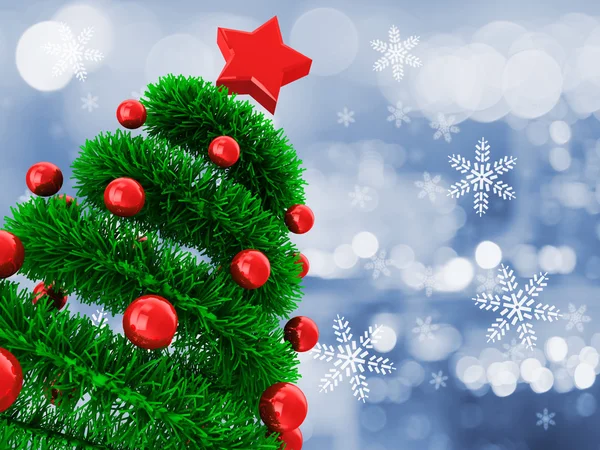 Kerstboom achtergrond — Stockfoto