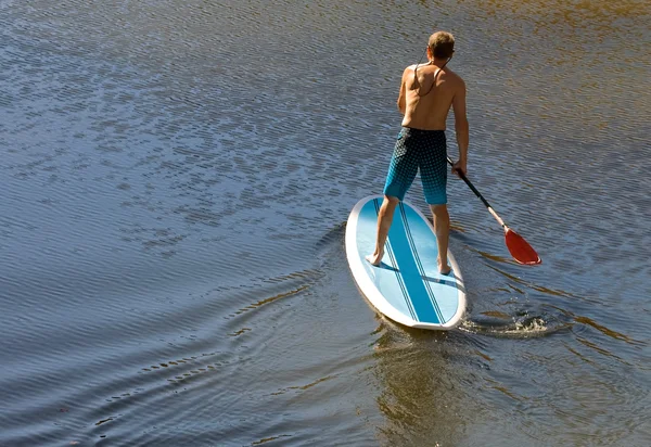 Man on a Paddle Board — Stock Photo, Image