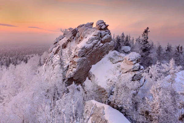 Winter sunrise — Stock Photo, Image