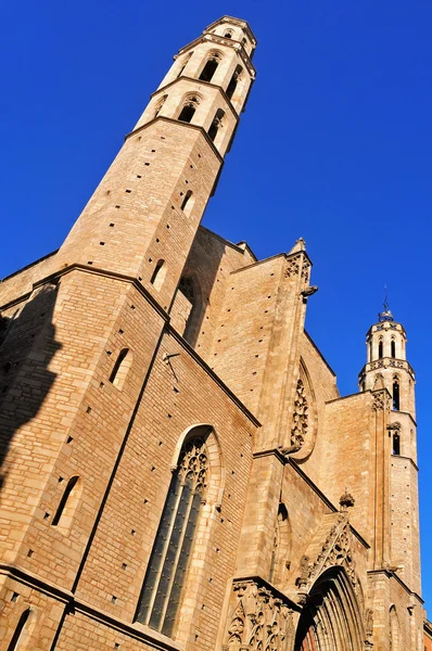 바르셀로나, 스페인에 있는 산타 마리아 델 마 르 교회 — 스톡 사진