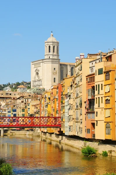 Old town of Girona, Spain — Stockfoto
