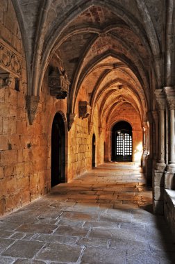 Monastery of Santa Maria de Poblet, Spain clipart