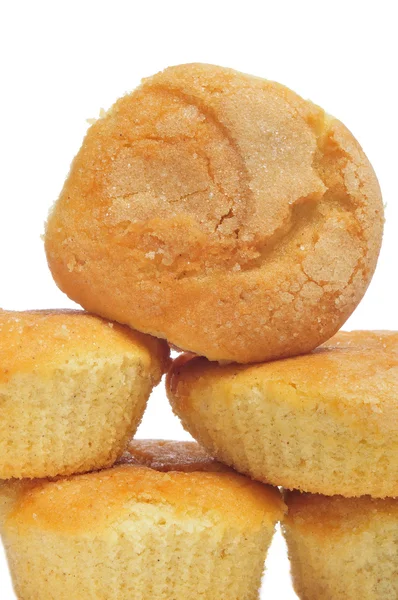 Plain cupcakes — Stock Photo, Image