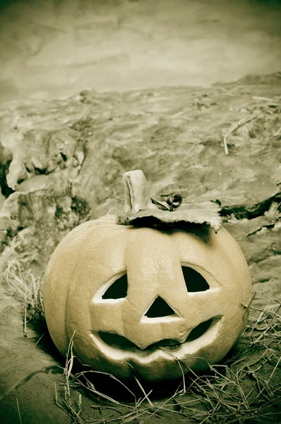 Хэллоуин Джек-Фонарь — стоковое фото