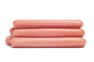 Raw hot dogs clipart