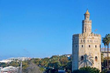 Torre del Oro in Seville, Spain clipart