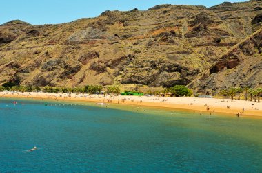 Tenerife 'deki Teresitas Sahili, Kanarya Adaları, İspanya