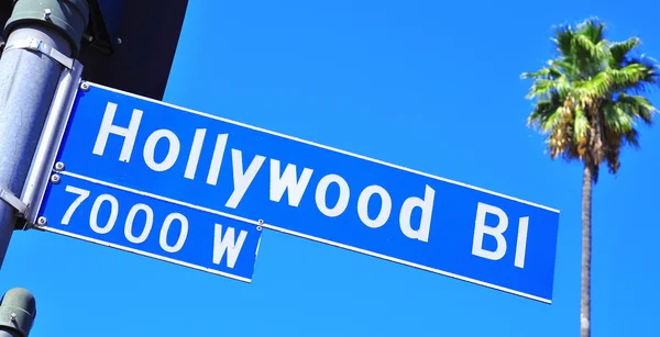 Hollywood Boulevard signe — Photo