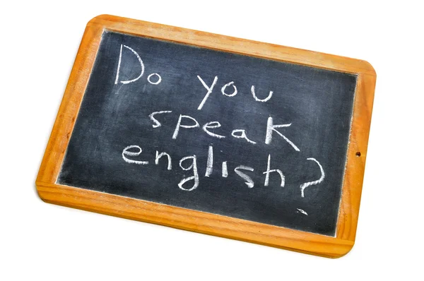 Μιλάς αγγλικά;? — Φωτογραφία Αρχείου