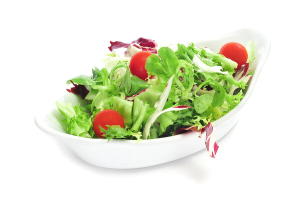 Bowl with salad