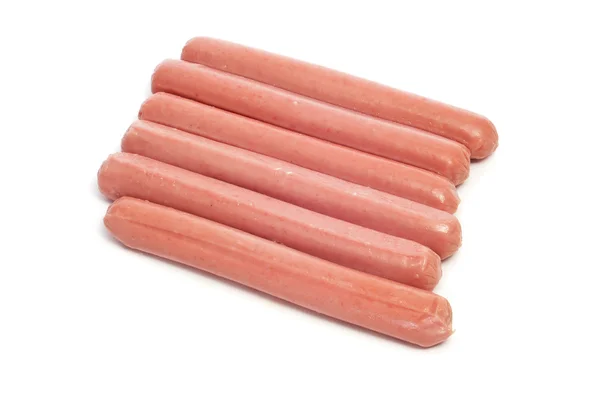 Raw hot dogs — Stock Photo, Image