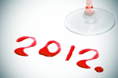 2012, the new year clipart