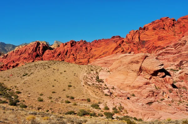 Nationales Naturschutzgebiet Rote Felsenschlucht, Nevada, Vereinigter Staat — Stockfoto