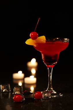 Red cocktail clipart