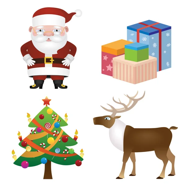 Vánoční prvky návrhu — Stockový vektor