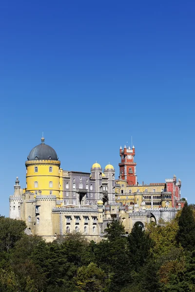 Pena castle and blue sky — Stock Photo, Image