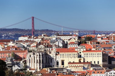 Lisbon view clipart