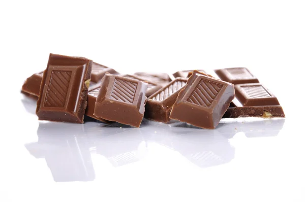 Кусочки шоколада Лицензионные Стоковые Изображения