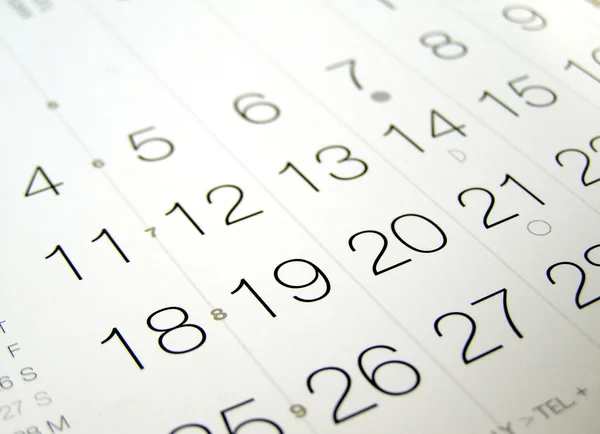 Calendario — Foto de Stock