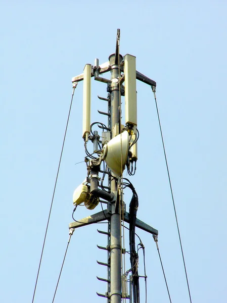 Telecommunicatie luchtfoto toren — Stockfoto