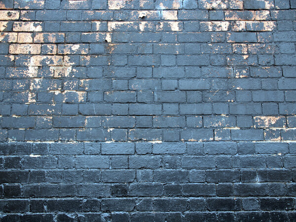 Black brick wall useful as a background