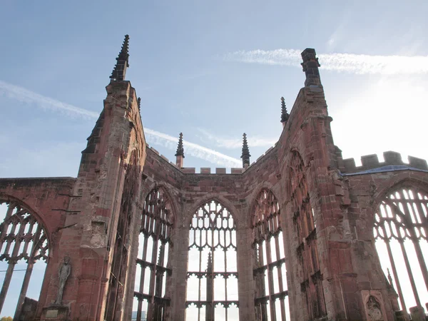 Kathedraal van Coventry ruïnes — Stockfoto