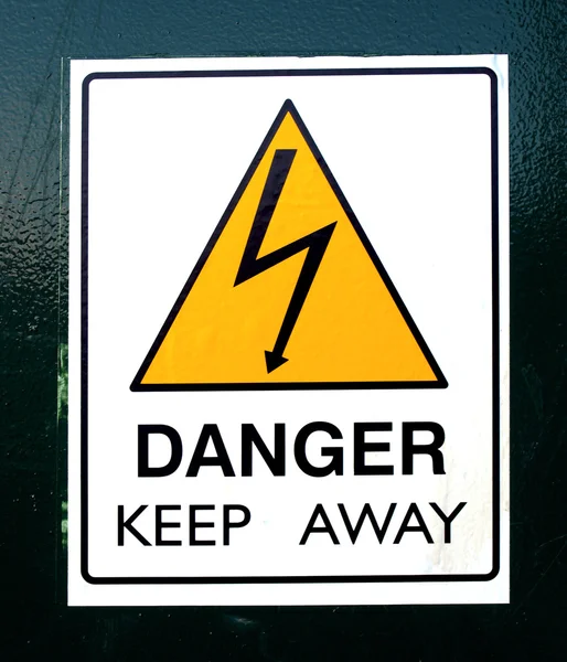 Danger keep away — Stock Photo, Image
