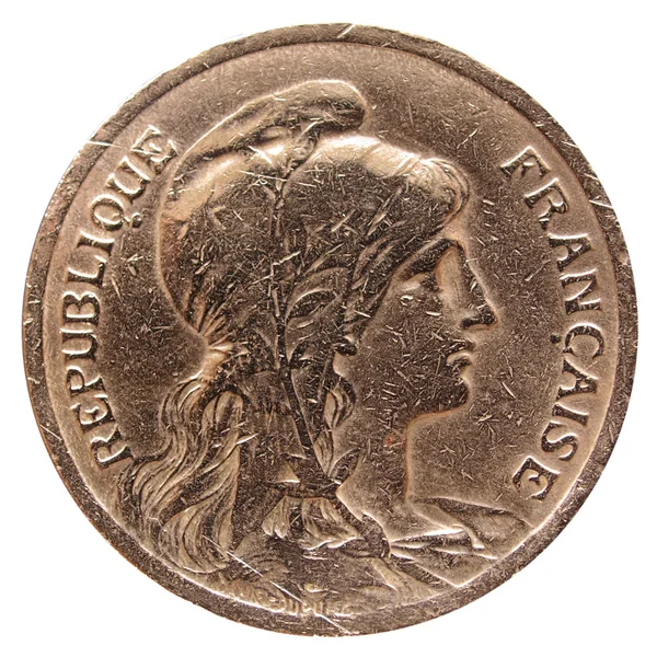 Francouzská mince — Stock fotografie