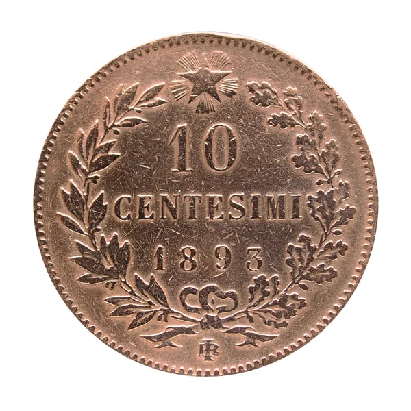 Italian coin — Stock Photo, Image