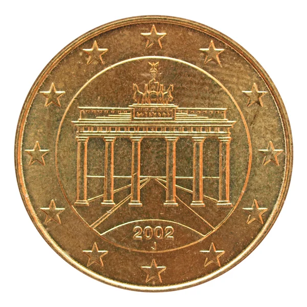 Moneda en euros — Foto de Stock